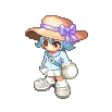 Light Purple Beach Straw Hat